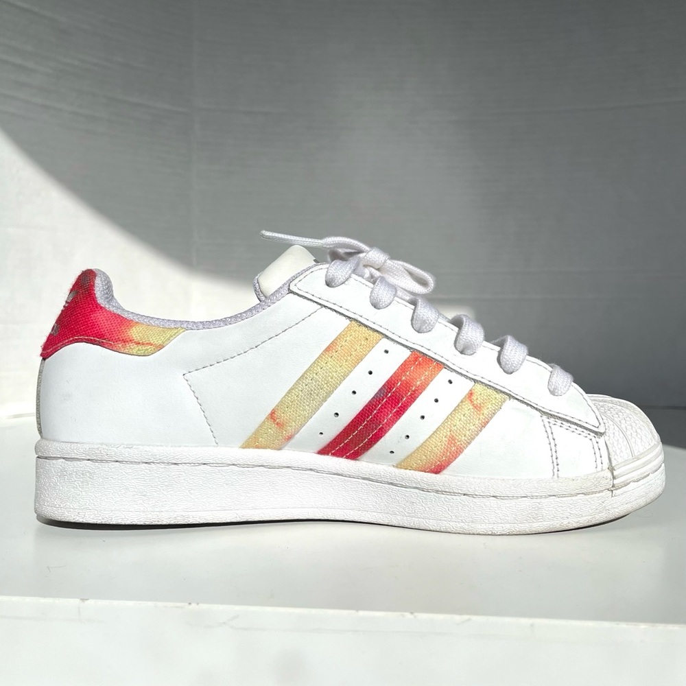 Adidas Superstar White Dreamy Color Pop Shoes - Picture 7 of 11